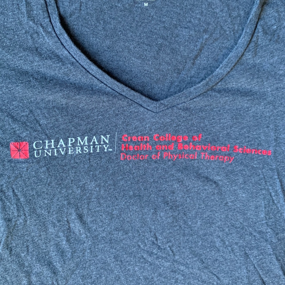 🐾 Chapman University Crean College Doctor of Physical Therapy Tee - Women’s cut - Picture 3 of 10